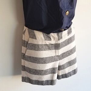 British Khaki  Nautical Striped Short